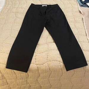 LOFT Black Cropped Trousers